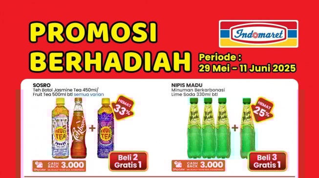 Kumpulan Promo Indomaret Hari Ini 1 Juni 2025, Buruan Serbu ke Gerai Terdekat!