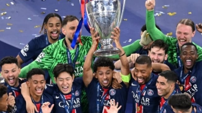Paris Saint-Germain (PSG) akhirnya berhasil menorehkan sejarah baru dalam dunia sepak bola Eropa setelah meraih gelar juara Liga Champions untuk pertama kalinya. (IG PSG)