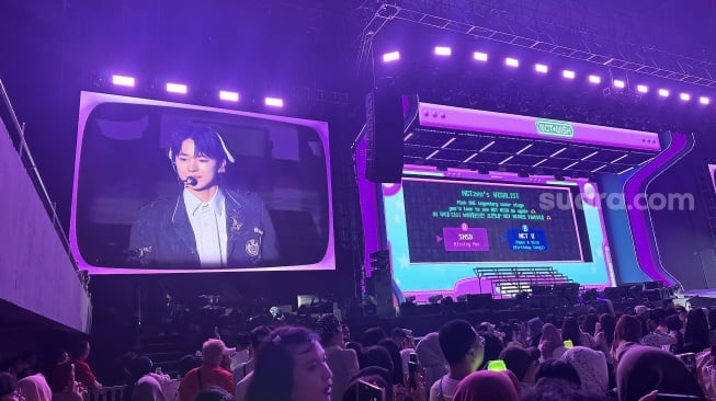 NCT Wish sukses menggelar konser perdananya di Tennis Indoor Senayan, Jakarta pada Sabtu, 31 Mei 2025. [Suara.com/Sumarni]