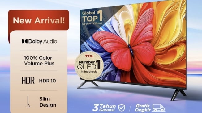 TV QLED V5C. [Shopee] 