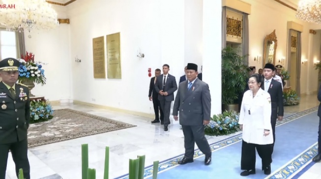 Ada Gibran, Keakraban Prabowo dan Megawati Curi Perhatian di Upacara Hari Lahir Pancasila