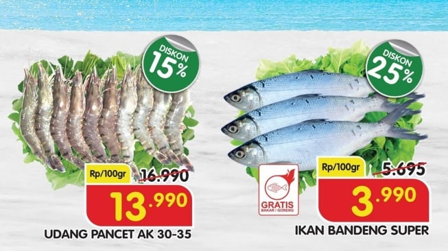 16 Promo Superindo Hari Ini 2 Juni 2025, Udang Pancet Cuma Rp13 Ribuan!