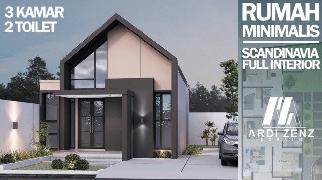 Rumah 6x12 Scandinavian (YouTube/Ardi Zenz)