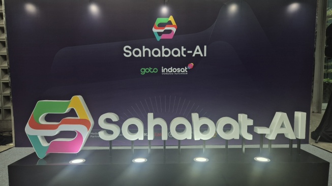 Peluncuran Sahabat-AI model 70 miliar parameter di Jakarta pada Senin 2 Juni 2025. [Suara.com/Dythia]