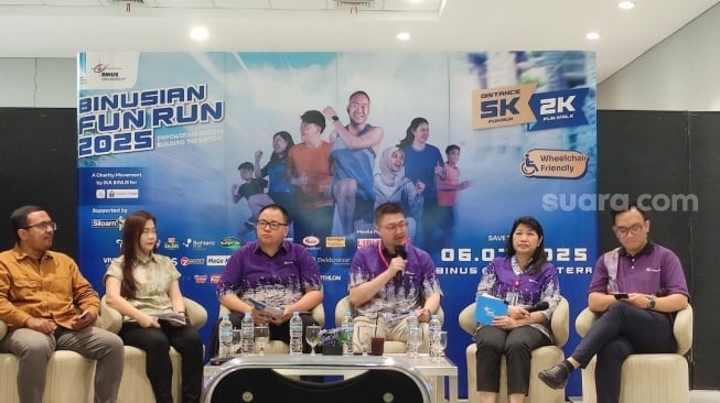 Binusian Fun Run 2025: Hadirkan Energi Positif untuk Bumi dan Sesama