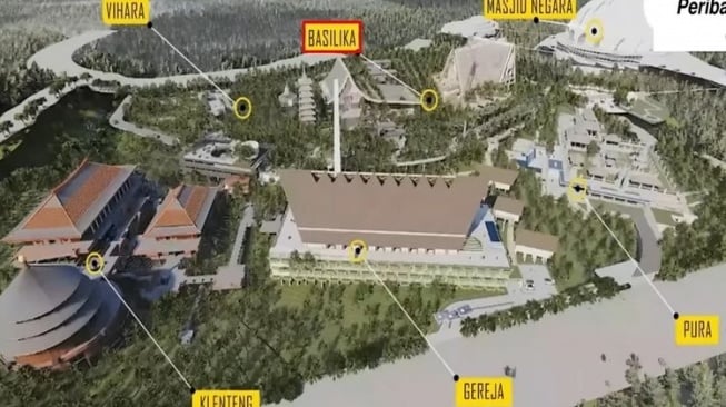 Punya Masjid, Gereja, Wihara hingga Pura: IKN Tunjukkan Wajah Inklusif