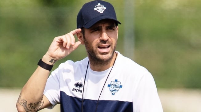 Pelatih Como Cesc Fabregas digadang-gadang akan menggantikan Simone Inzaghi menjadi pelatih Inter Milan. [Instagram]