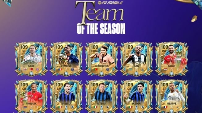 10 Kode Redeem FC Mobile Hari Ini 5 Juni 2025, Klaim UTOTSREVEAL Pemain OVR 100+