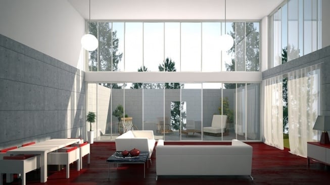 Desain rumah dengan double window [Semen Merah Putih]