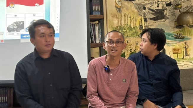 Peneliti Transparency International (TI) Indonesia Agus Sarwono. (Suara.com/Dea)