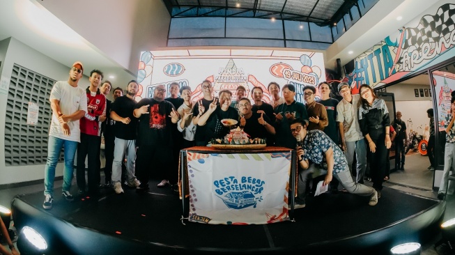 Jajaran team, talent, dan stakeholder Pesta Bebas Berselancar (PBB)’25.[ist]