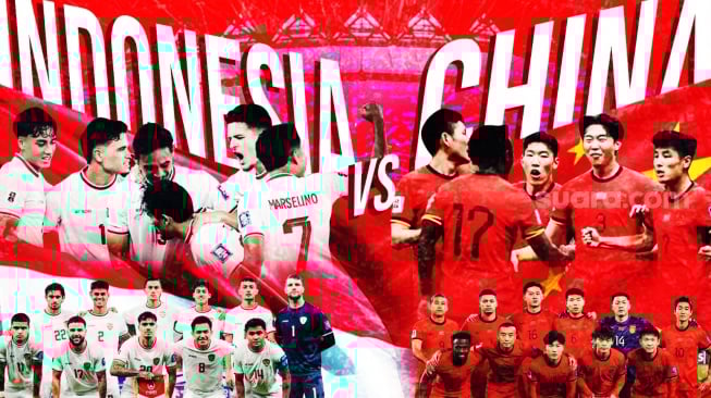 LIVE REPORT: Timnas Indonesia vs China di Kualifikasi Piala Dunia 2026