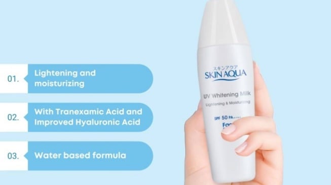 Skin Aqua UV Sunscreen Whitening Milk SPF 50