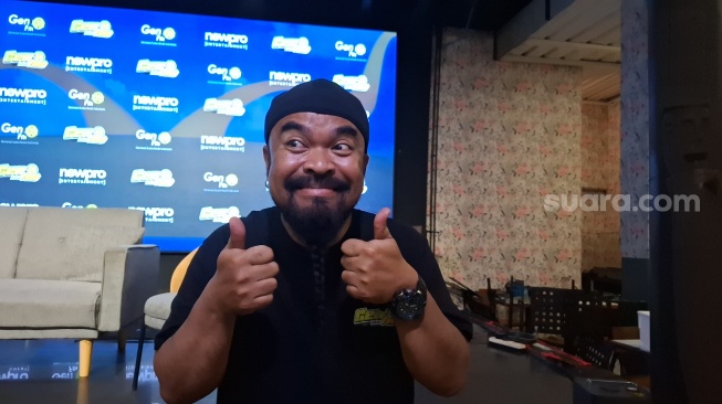 Komedian Peppy ditemui di kawasan Jakarta [Suara.com/Rena Pangesti]