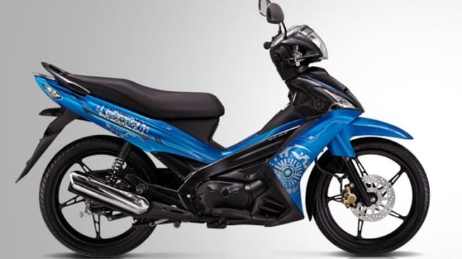 Yamaha mencoba peruntungan di segmen bebek matic dengan meluncurkan Yamaha Lexam sebagai pesaing Honda Revo AT. Namun sayang bebek matic dari Yamaha ini tidak memiliki umur panjang. (Foto: Istimewa)