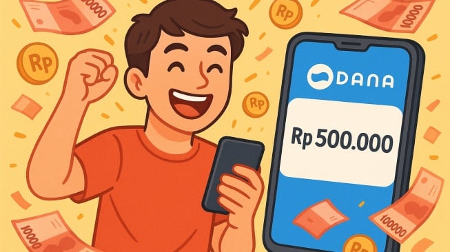 Link Saldo DANA Kaget hari ini 6 Juni 2025 (Ilustrasi By ChatGPT)