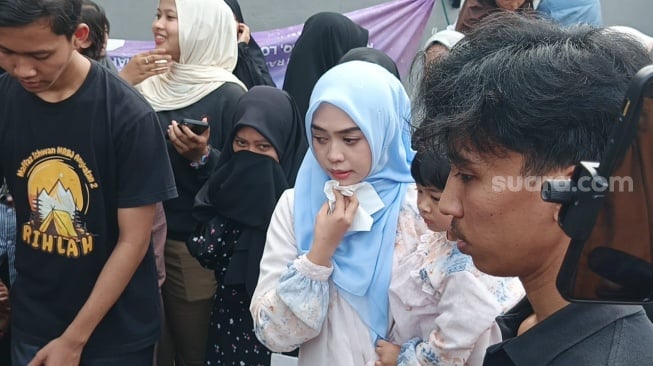 Ria Ricis ditemui di pesantren Maskanul Huffadz, Bintaro, Tangerang Selatan pada Jumat, 6 Juni 2025 [Suara.com/Rena Pangesti]