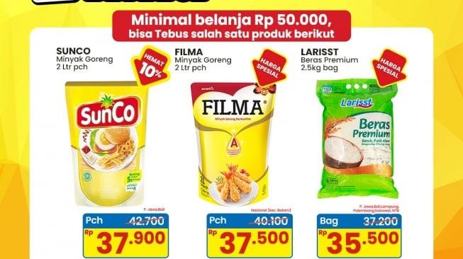 Promo Indomaret Akhir Pekan: Tebus Murah Minyak Goreng dan Beras dengan Harga Spesial