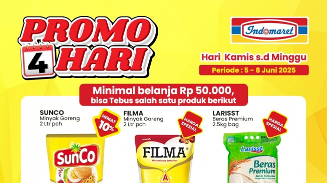 Promo Indomaret Akhir Pekan, Segera Tebus Murah Minyak, Beras Hingga Kebutuhan Lainnya