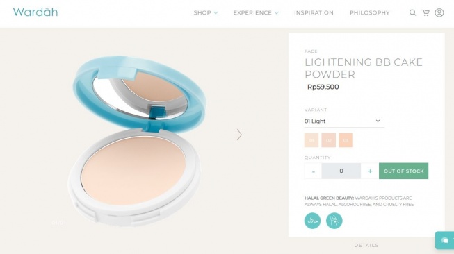 Bedak murah mengandung SPF 15. (wardahbeauty.com)