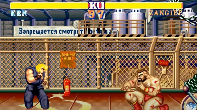 Street Fighter II. Game-game ini tidak hanya menawarkan hiburan, tapi juga membangun komunitas dan pengalaman sosial di tempat arcade. [YoyTube Retro Fighters]