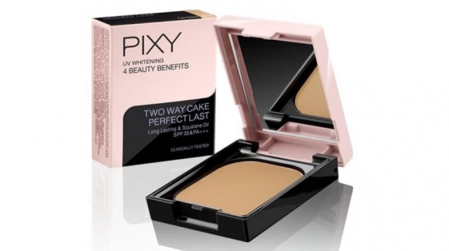 bedak yang semakin berkeringat semakin bagus  (pixy)