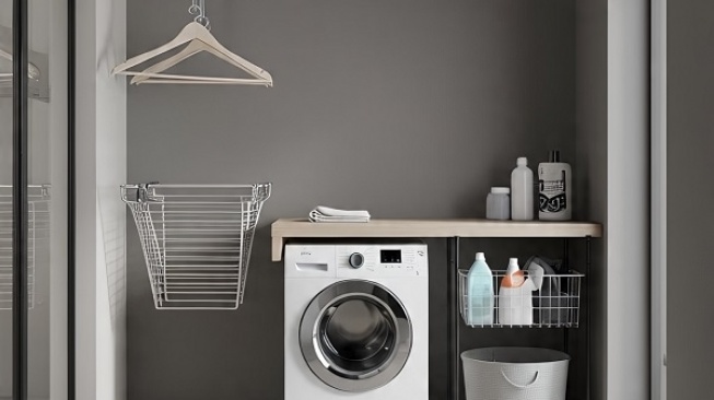 7 Inspirasi Desain Ruang Cuci Jemur Dalam Rumah, Praktis Tak Khawatir Kehujanan