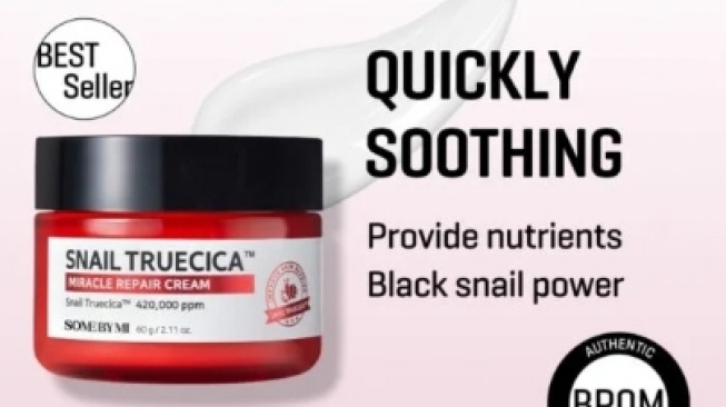 Some By Mi Snail Truecica Miracle Repair Cream. [somebymi.id]