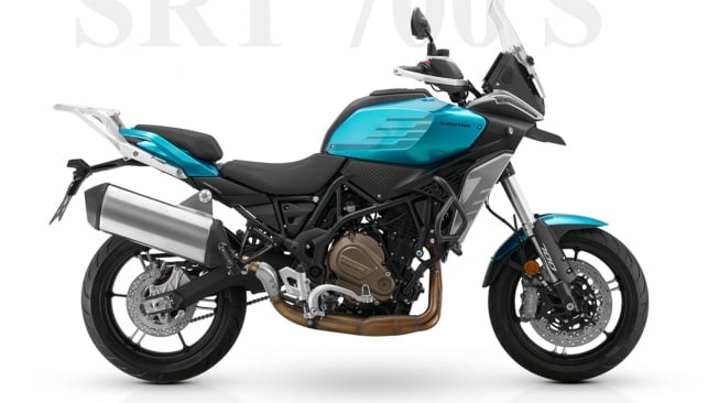 Motor adventure QJMotor SRT 700 S diperkirakan akan diperkenalkan di Indonesia pada 13 Juni 2025. [Dok QJMotor Global]