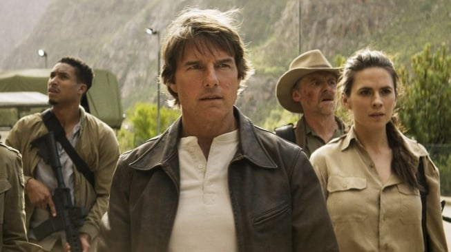 Salah satu adegan film Mission: Impossible -- The Final Reckoning. [Instagram]
