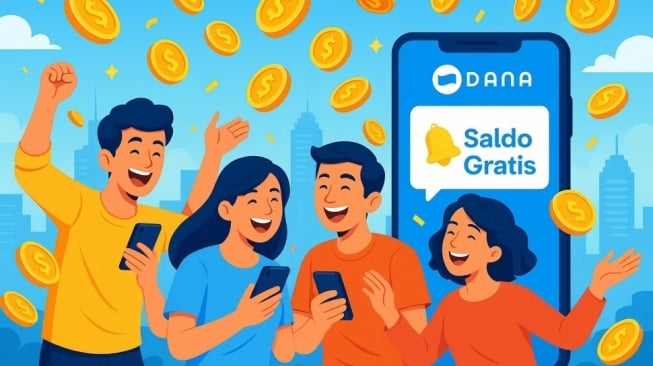 Ilustrasi saldo DANA Kaget gratis