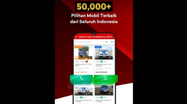 Aplikasi jual beli mobil aman dan terpercaya. (Screenshot Google Playstore)
