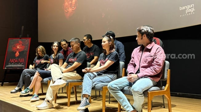 Jumpa pers Film Arwah di CGV FX Sudirman [Suara.com/Tiara Rosana]