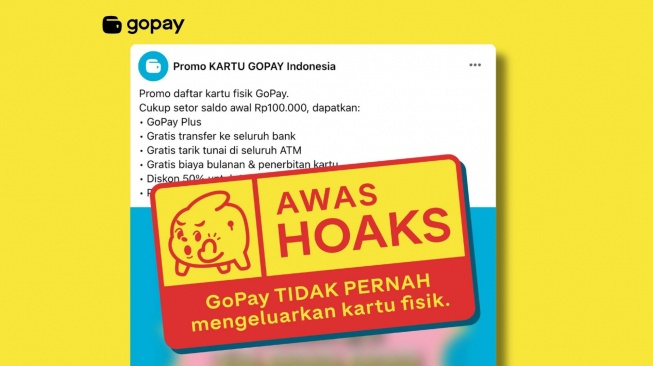 Waspada Penipuan, GoPay Tegaskan Tak Pernah Terbitkan Kartu Fisik