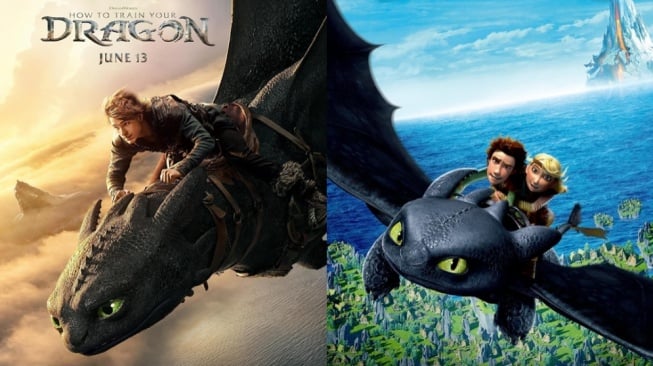 Ini Perbedaan Film How to Train Your Dragon Versi Live Action dan Animasi