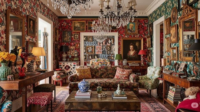 5 Inspirasi Desain Interior Rumah Maksimalis: Unik, Estetik, dan Memikat Mata!