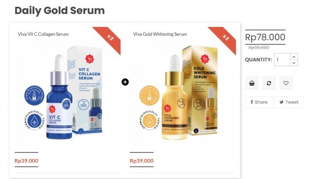 Daily Gold Serum (vivacosmetic.com)