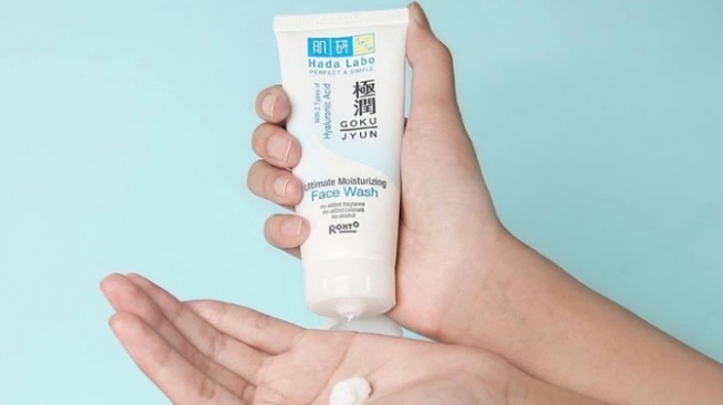 HADA LABO Gokujyun Ultimate Moisturizing Face Wash (Shopee)