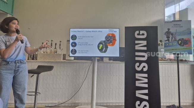 Peluncuran Samsung Galaxy Active Club di Jakarta, Rabu malam (11/6/2025). [Suara.com/Dythia]