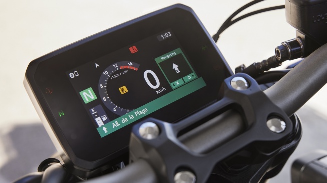 PT Astra Honda Motor (AHM) meluncurkan pembaruan untuk motor gede (moge) andalannya, CB650R yang sudah mengadopsi sistem kopling elektronik. (Foto: AHM)