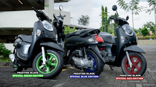 Program Scoopy Color Lab, tampilan skutik ikonik ini semakin menonjol sebagai motor yang pas untuk pelajar dan kawula muda di Jawa Tengah. [Dok Honda]
