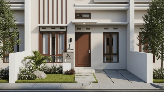 Desain rumah subsidi tipe 36. [Dok. Suara.com]