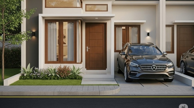 Desain rumah subsidi tipe 36. [Dok. Suara.com]