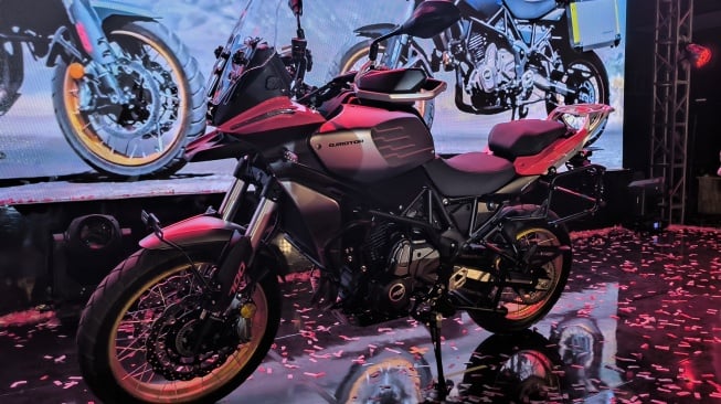 QJMotor Tourino 700 SX yang dijual seharga Rp 188.300.000, off the road. [Suara.com/Liberty Jemadu]