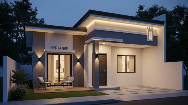 Desain rumah subsidi tipe 36. [Dok. Suara.com]