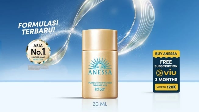 Anessa Sunscreen terlaris di Shopee. (Shopee/Anessa Official Store)