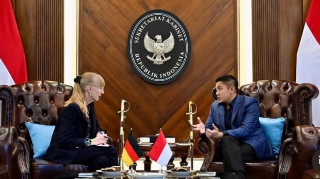 Bertemu di Kantor Setkab, Letkol Teddy dan Dubes Jerman Bahas Hubungan Bilateral, Apa Saja?