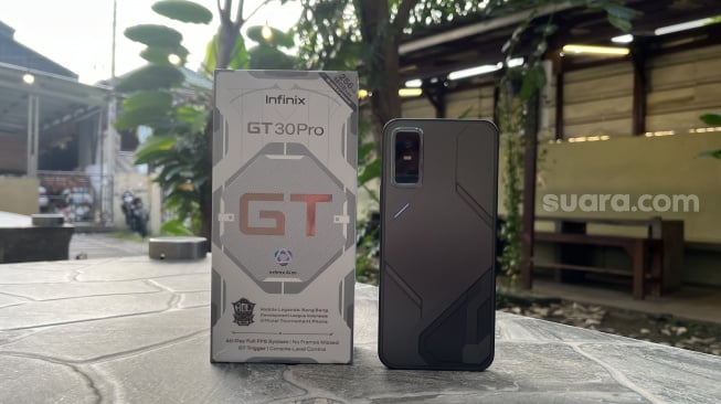 Review Infinix GT 30 Pro. [Suara.com/Dicky Prastya]