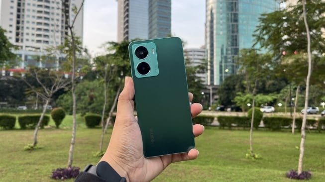 Review Realme P3 5G. [Suara.com/Dicky Prastya]