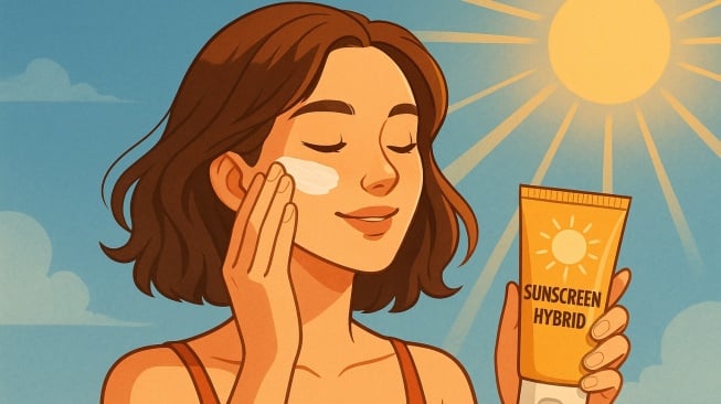 6 Rekomendasi Sunscreen Hybrid Terbaik yang Aman untuk Kulit